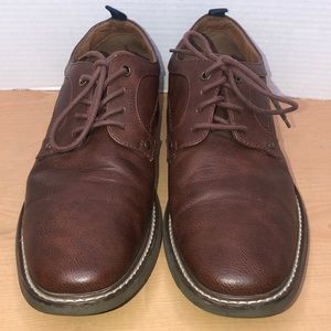Guess Classic Brown Leather Oxfords